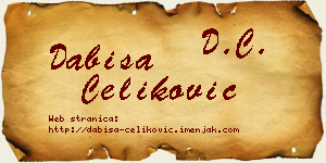 Dabiša Čeliković vizit kartica
